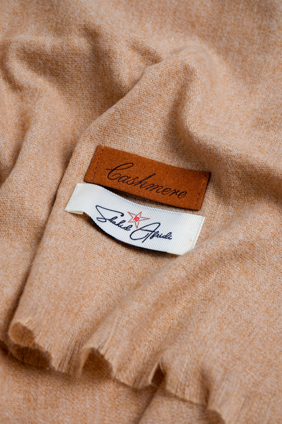 Sand Brown Cashmere Shawl