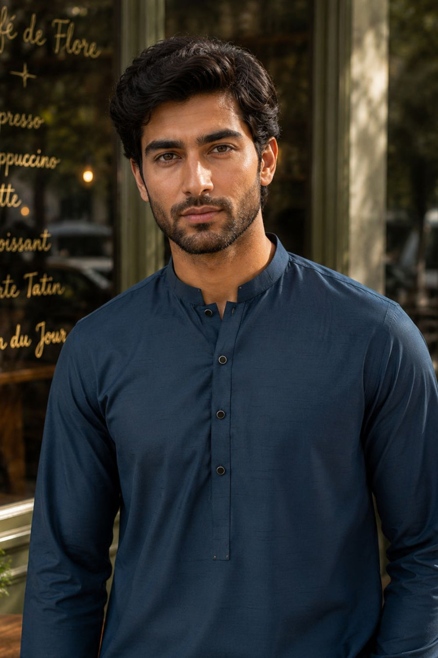 Space Blue Kameez Shalwar