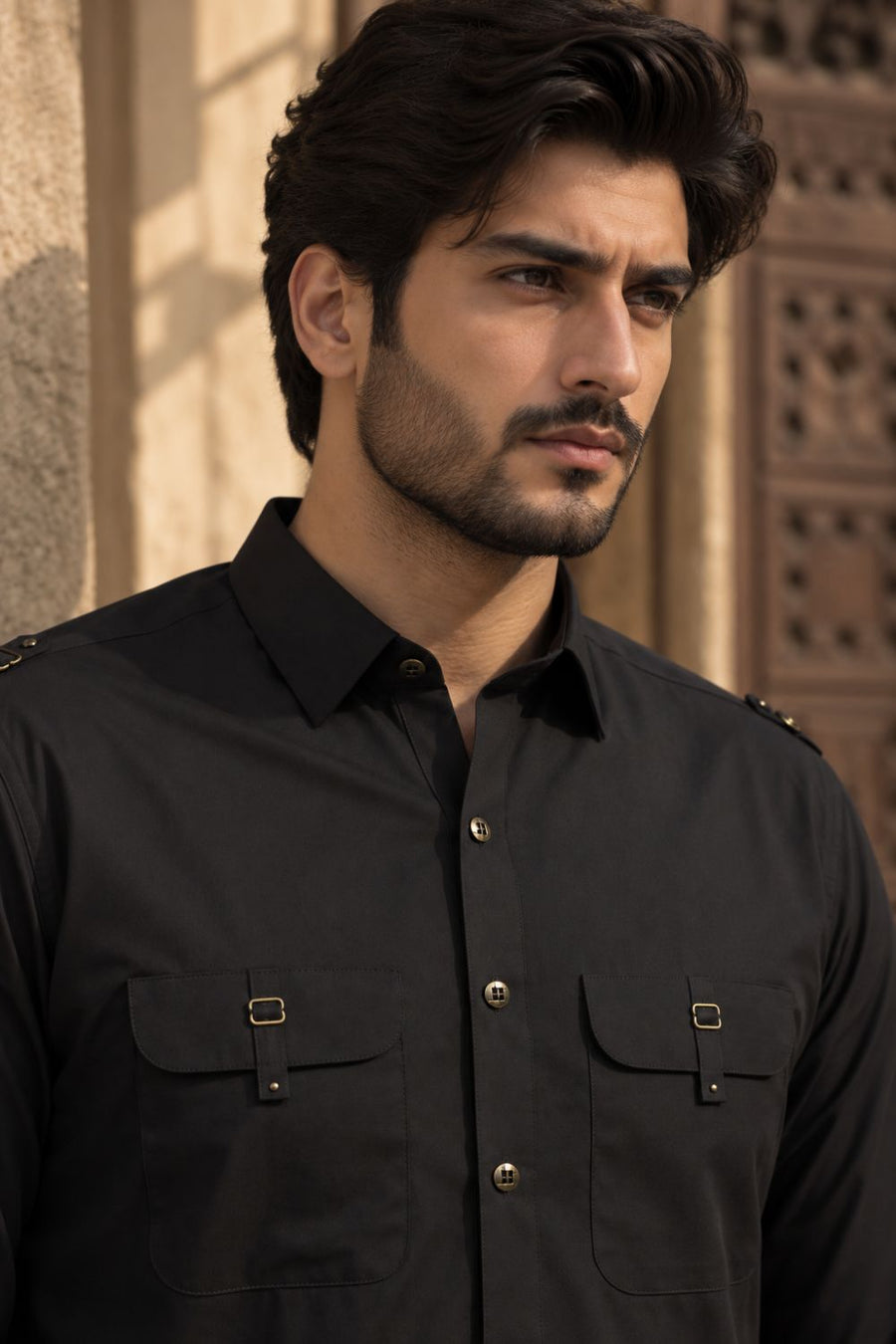Military Olive Kameez Shalwar