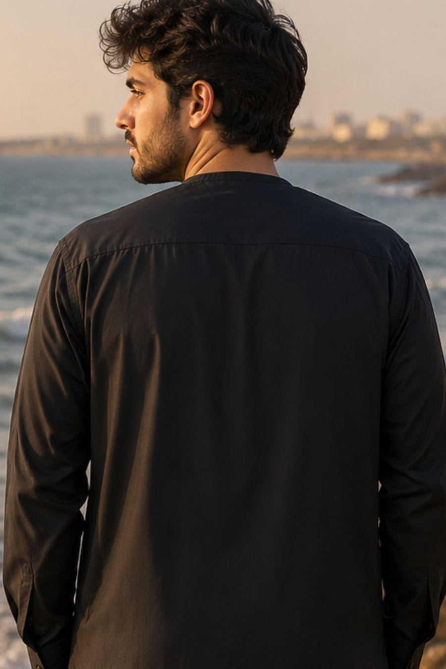 Black Casual Kurta Pajama