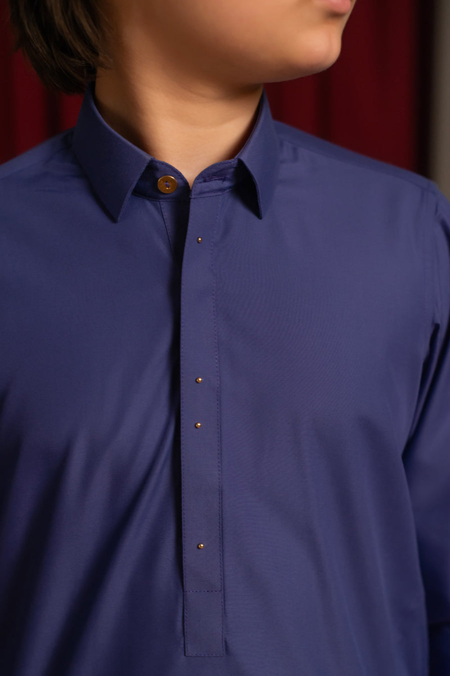Blue Voilet Kameez Shalwar