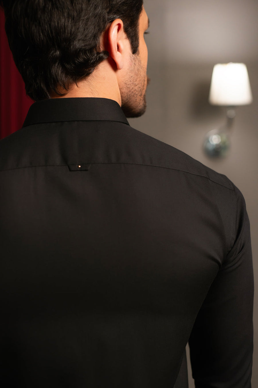Black Crepe Designer Kameez Shalwar