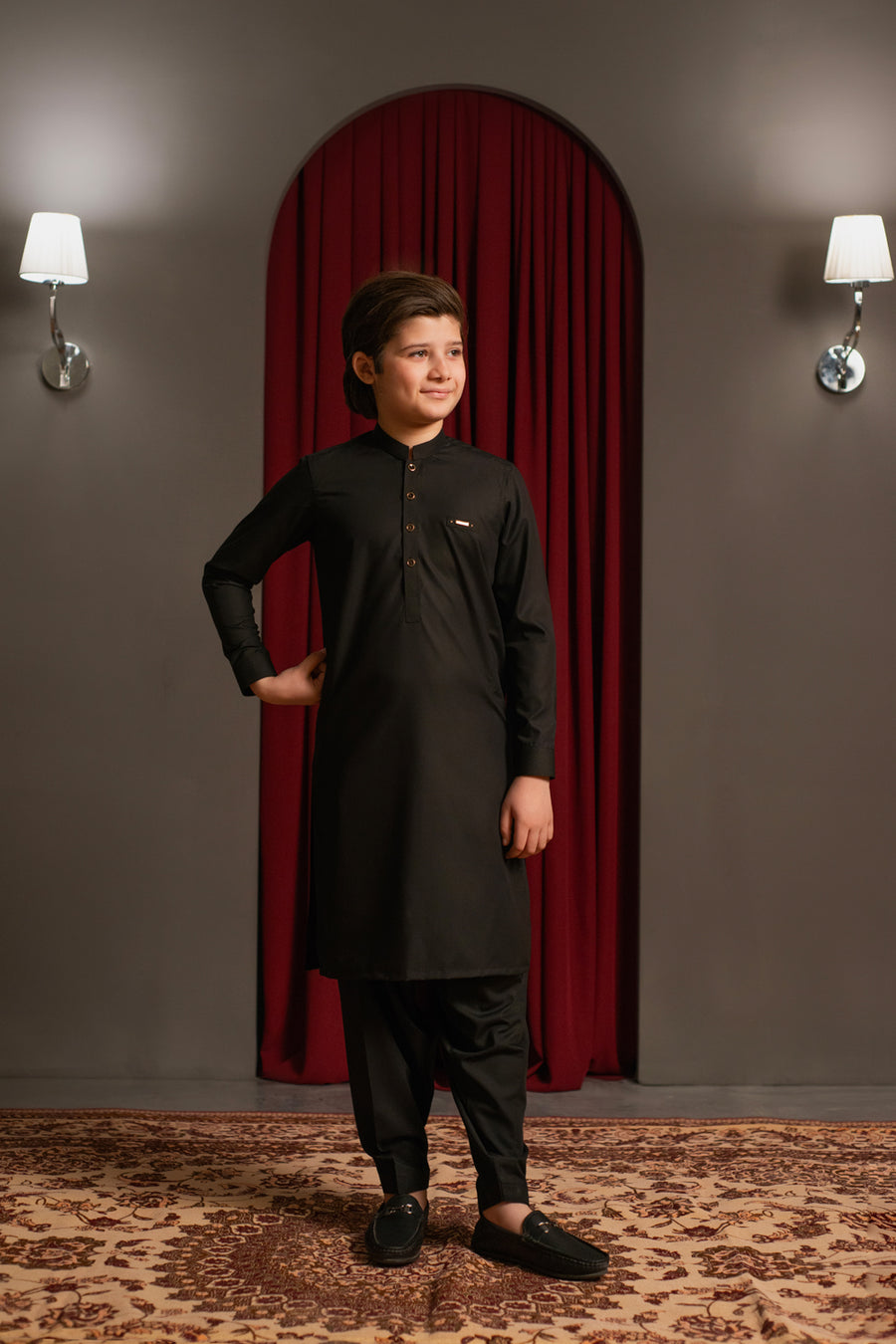 Black Kameez Shalwar