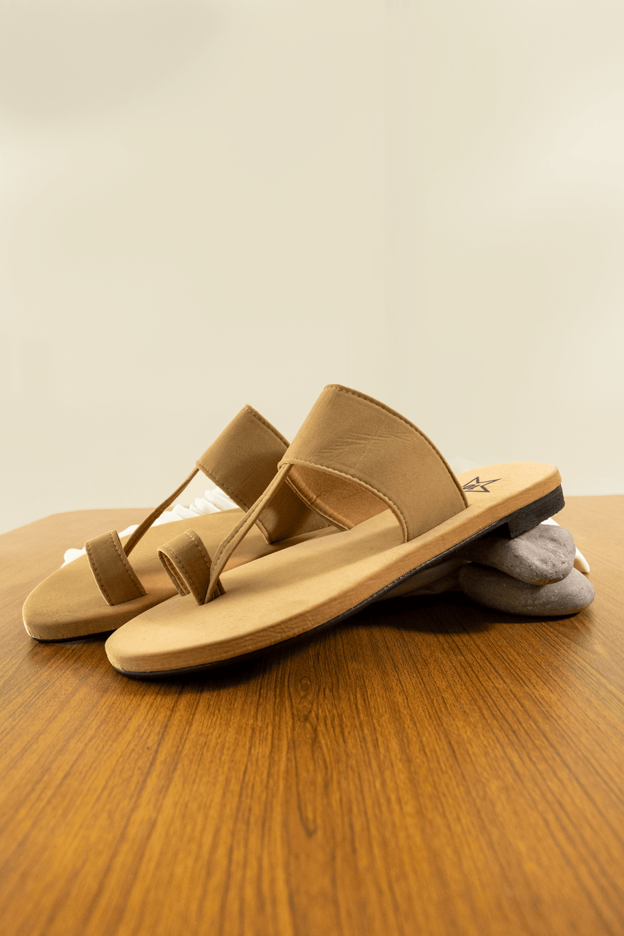 Camel Brown Sueded Kolhapuri