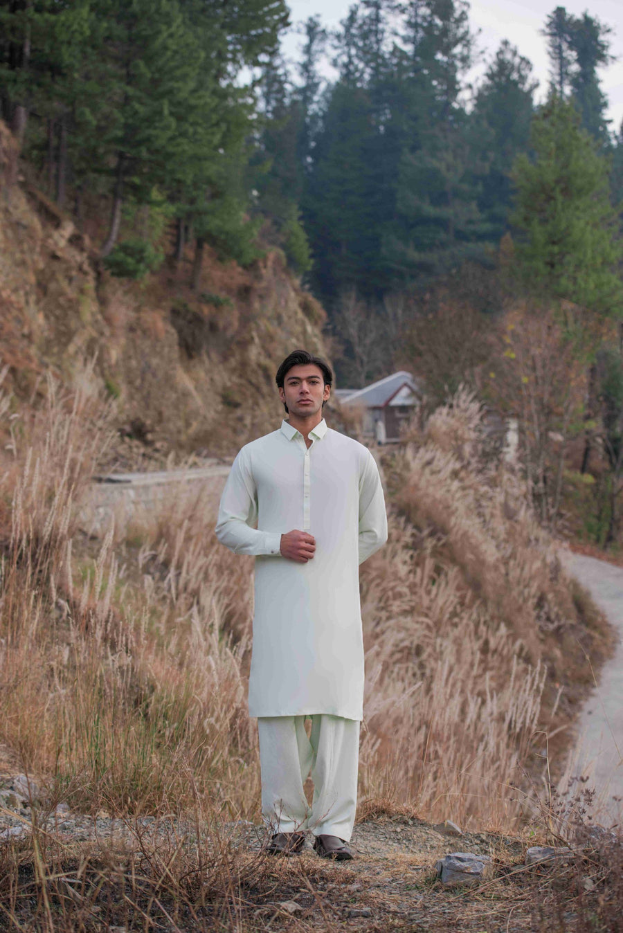 Mint Green Kameez Shalwar