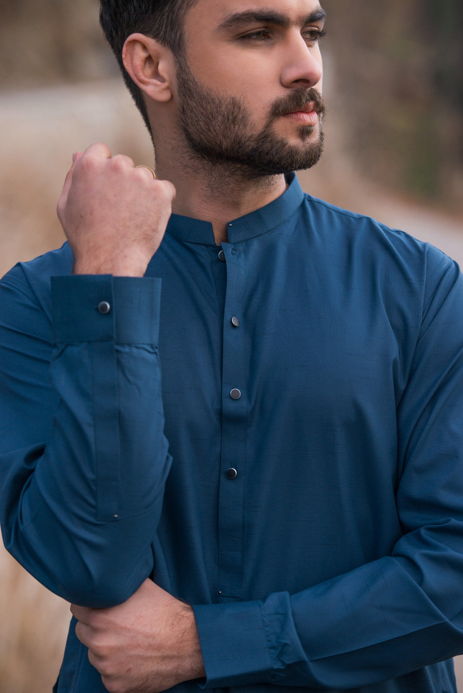 Space Blue Kameez Shalwar