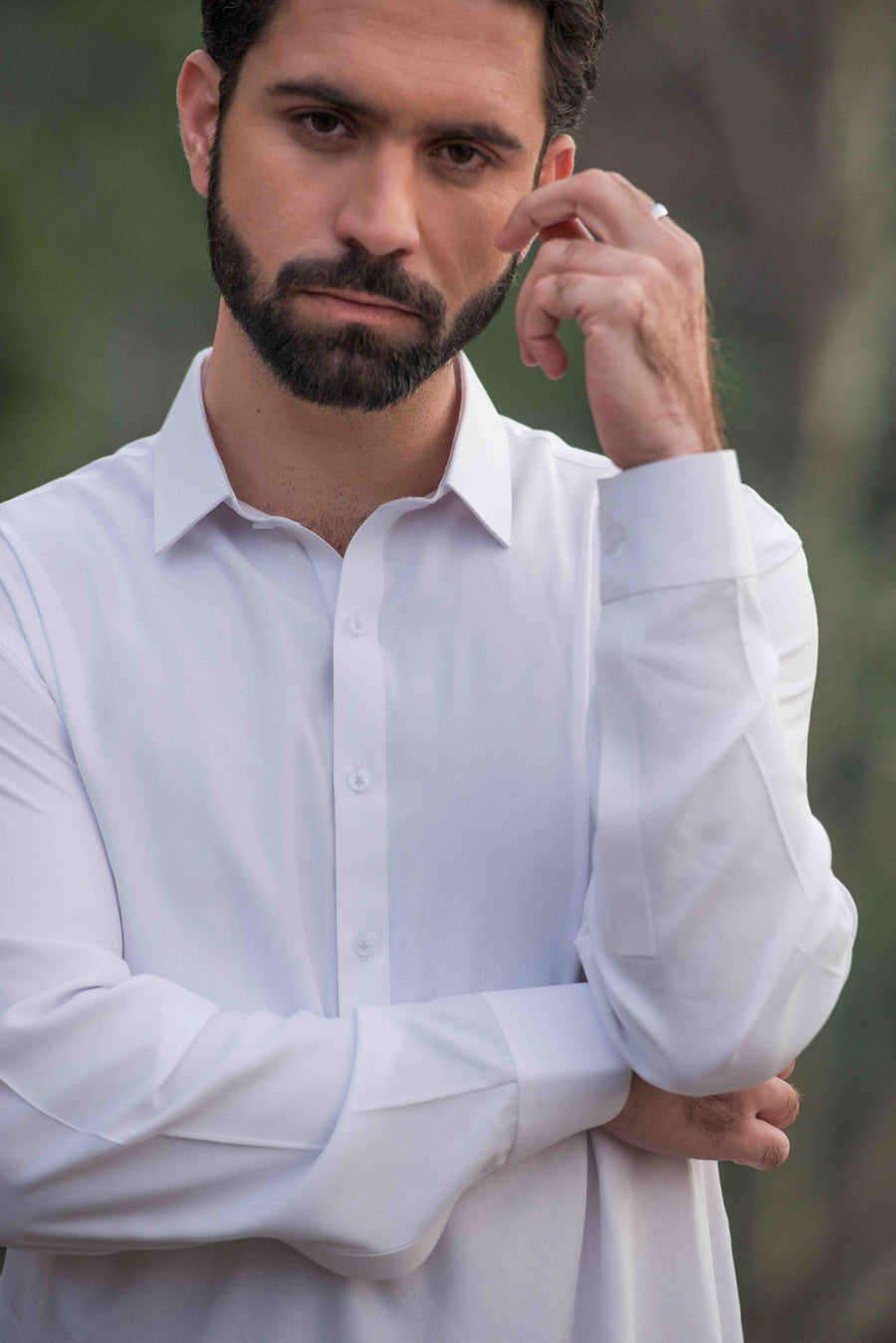 Classic White Kameez Shalwar