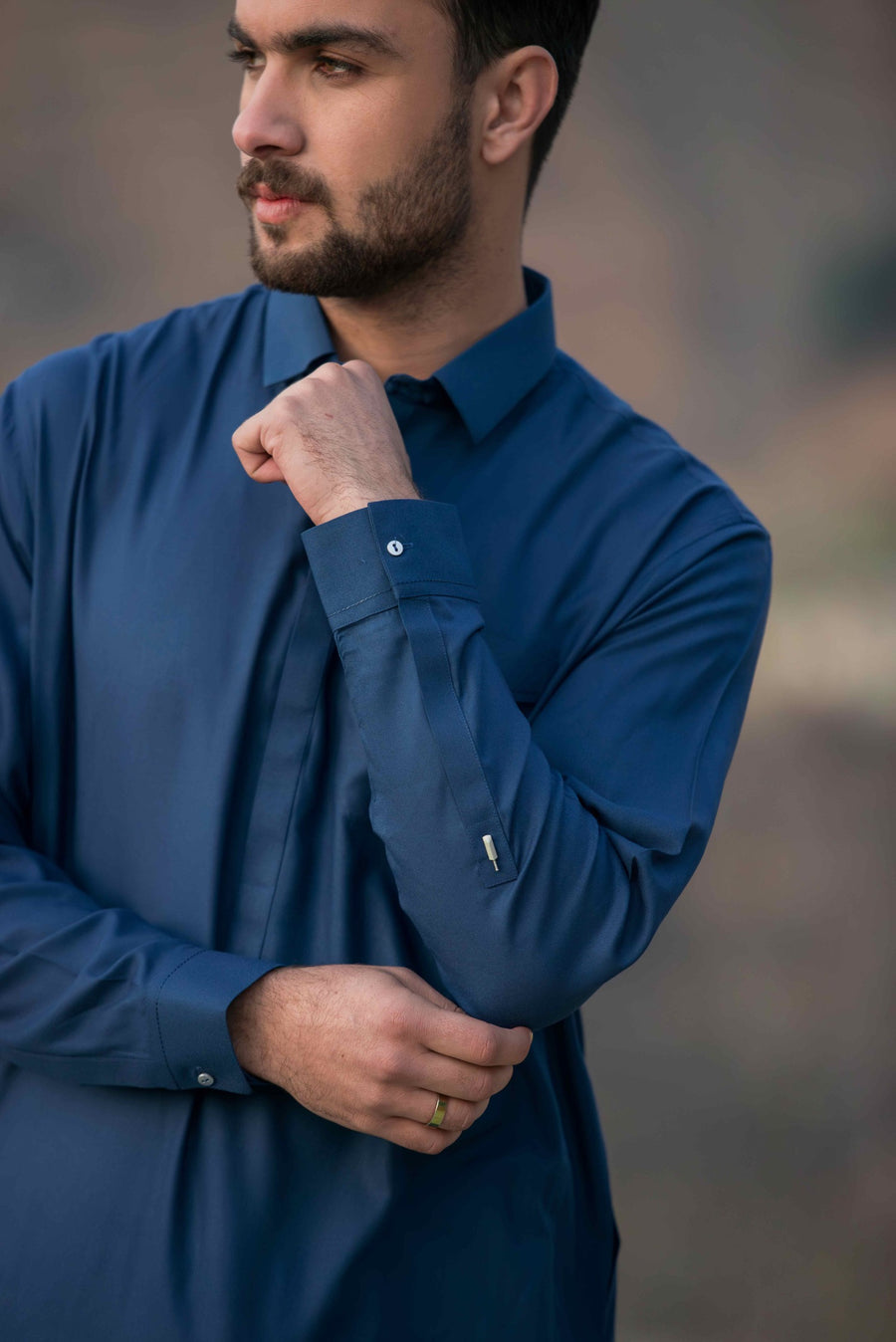 Blue Designer kameez Shalwar