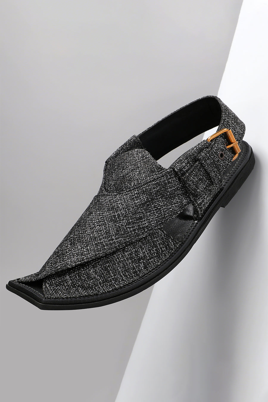 Grey Jute Charsadda Sandal