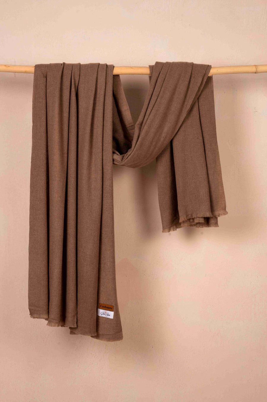 Chocolate Brown Cashmere Shawl